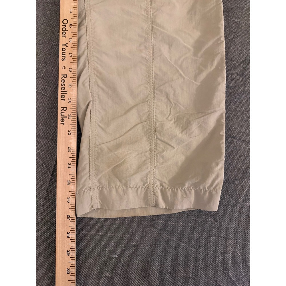 Columbia PFG Mens Medium 32L Tan Convertible Cargo Hiking Fishing‎ Pants Nylon - Picture 9 of 10